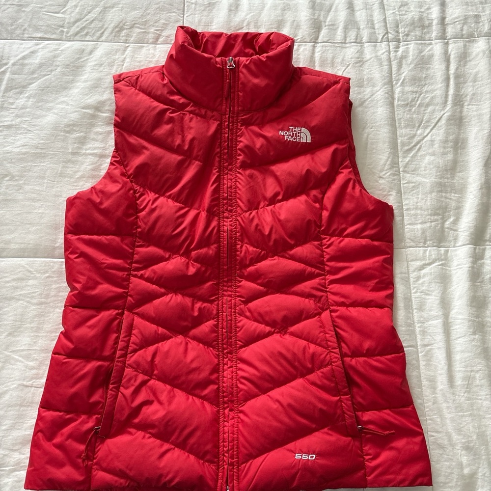 The North Face Vibrant Red Quilted Vest